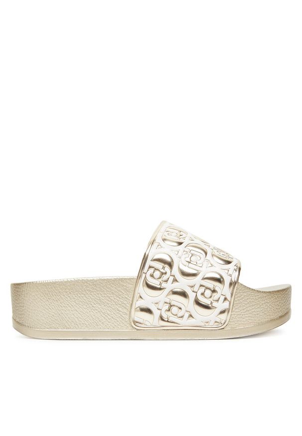 Klapki Liu Jo. Kolor: złoty