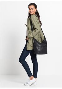 bonprix - Torebka z wymiennym paskiem. Kolor: czarny. Materiał: skórzane. Styl: casual. Rodzaj torebki: na ramię #3