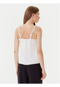 Morgan Top 242-OLAFI Écru Slim Fit. Materiał: syntetyk #4