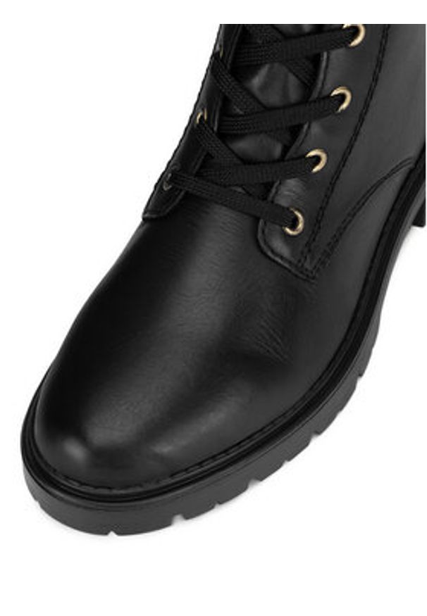 Rieker Botki Z2841-00 Czarny. Kolor: czarny. Materiał: skóra