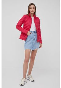 Woolrich kurtka damska kolor fioletowy przejściowa. Kolor: fioletowy #2