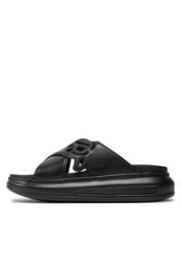 Karl Lagerfeld - KARL LAGERFELD Klapki KL62504 Czarny. Kolor: czarny. Materiał: skóra #6