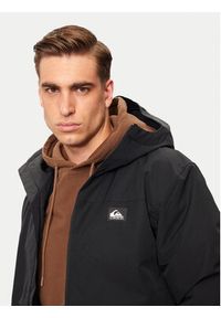 Quiksilver Kurtka przejściowa Overcast EQYJK04063 Czarny Regular Fit. Kolor: czarny. Materiał: bawełna, syntetyk