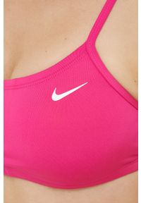 Nike - Strój kąpielowy. Kolor: różowy. Materiał: poliester