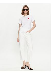Marella T-Shirt Branca 2413971034 Biały Regular Fit. Kolor: biały. Materiał: bawełna #5