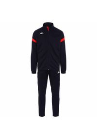 Dziecięcy dres Kappa Dalcito. Kolor: czerwony, niebieski, wielokolorowy. Materiał: dresówka. Styl: sportowy