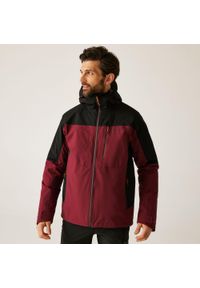 Regatta - Kurtka męska 3 w 1 Wentwood. Kolor: czerwony, brązowy, wielokolorowy. Materiał: materiał, puch. Sport: turystyka piesza #1