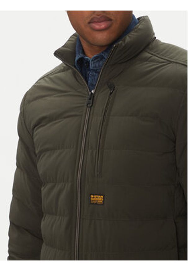 G-Star RAW - G-Star Raw Kurtka zimowa Foundation D24276-D518 Zielony Regular Fit. Kolor: zielony. Materiał: syntetyk. Sezon: zima