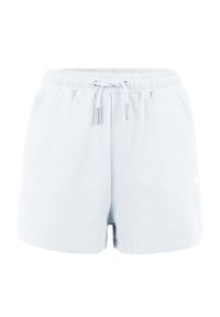 Fila - Spodenki damskie FILA Brandenburg High Waist. Stan: podwyższony. Kolor: biały. Sport: turystyka piesza