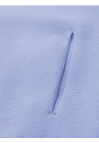 Ombre Clothing - Dresowa bluza unisex z kapturem i kieszeniami – lawendowa V9 OU-SNBC-0105 - XL/XXL. Okazja: na co dzień. Typ kołnierza: kaptur. Kolor: fioletowy. Materiał: dresówka. Wzór: aplikacja. Styl: casual #10