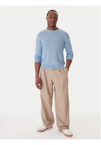 Robe di Kappa Sweter 670477X 333 Niebieski Regular Fit. Kolor: niebieski. Materiał: wełna #5