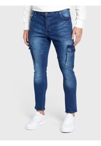 Brave Soul Jeansy MJN-VICTOR Niebieski Skinny Fit. Kolor: niebieski #1