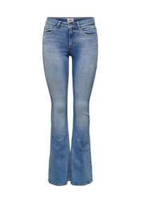 only - ONLY Jeansy Blush 15245444 Niebieski Flared Fit. Kolor: niebieski #2