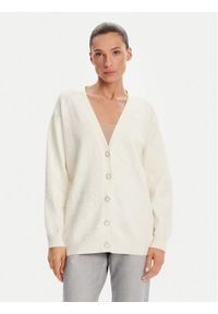 Gaudi Kardigan 421FD53019 Écru Regular Fit. Materiał: wiskoza #1