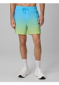 4f - 4F Spodenki plażowe boardshorty męskie - niebieskie M. Kolor: niebieski. Materiał: materiał #2