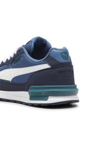 Puma - Młodzieżowe buty sportowe Graviton PUMA Blue Horizon White Club Navy Cold Green. Okazja: na co dzień. Kolor: niebieski, wielokolorowy, biały