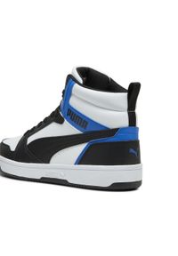 Buty do chodzenia męskie Puma Rebound V6. Okazja: na co dzień. Kolor: wielokolorowy, biały, czarny. Materiał: skóra, materiał, syntetyk. Szerokość cholewki: normalna. Sport: turystyka piesza #2