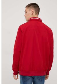 Cross Jeans kurtka przeciwdeszczowa męska kolor czerwony przejściowa. Okazja: na co dzień. Typ kołnierza: kaptur. Kolor: czerwony. Styl: casual #5