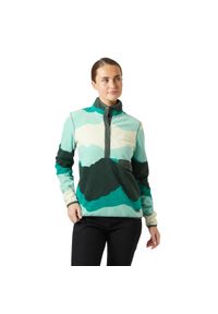 Damska bluza dresowa Helly Hansen Maridalen. Kolor: niebieski. Materiał: dresówka. Wzór: nadruk. Sport: turystyka piesza