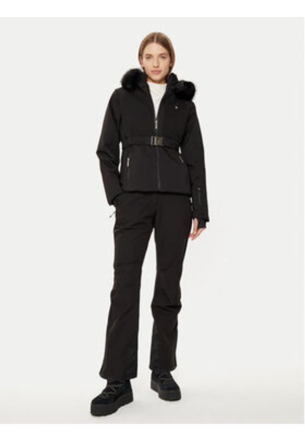 Aulp Kurtka narciarska Velda Czarny Slim Fit. Kolor: czarny. Materiał: syntetyk. Sport: narciarstwo