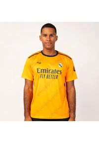 Real Madrid - Koszulka kibica Real Madryt 24-25 Premium Second Number, replika. Kolor: wielokolorowy, pomarańczowy, czarny