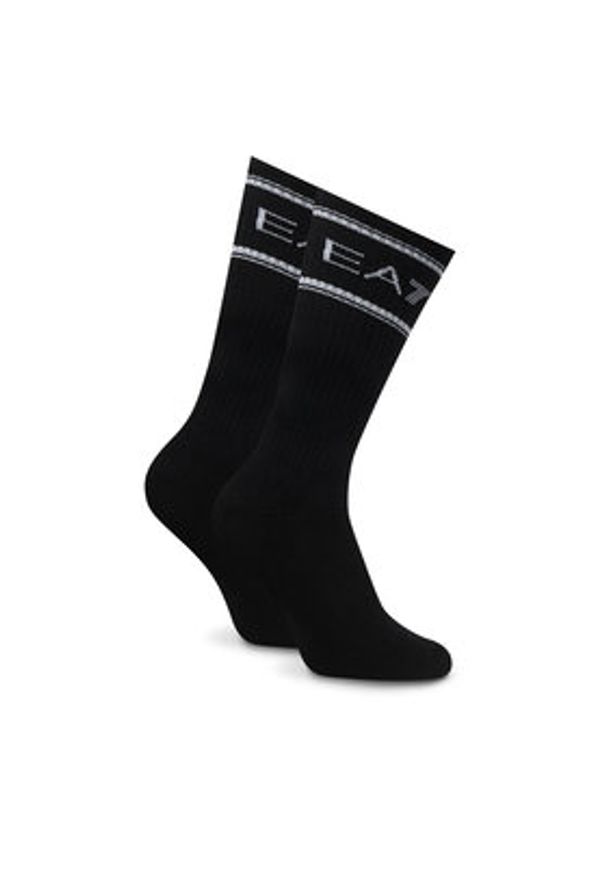 EA7 Emporio Armani Skarpety długie 7X000381 AF18572 MC419 Czarny. Kolor: czarny. Materiał: bawełna