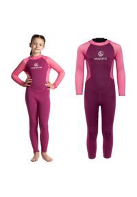 Pianka do pływania dziecięca AQUASTIC Wavey LG Jrg 2 mm. Kolor: różowy #1