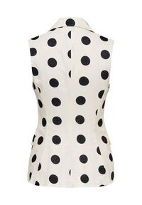 only - ONLY Kamizelka Viesta 15375017 Kremowy Slim Fit. Kolor: kremowy. Materiał: wiskoza #3