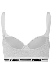Puma - Biustonosz Sportowy Damski Pikowany. Kolor: szary