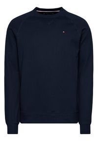 TOMMY HILFIGER - Tommy Hilfiger Bluza Track UM0UM01612 Granatowy Regular Fit. Kolor: niebieski. Materiał: bawełna #4
