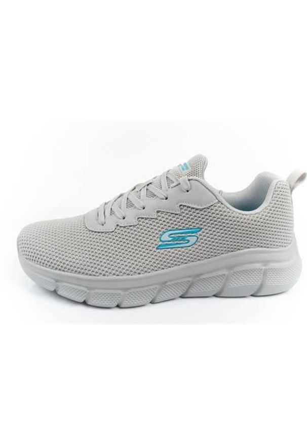 skechers - Buty do chodzenia męskie Skechers 118106LTGY. Zapięcie: sznurówki. Kolor: wielokolorowy, szary. Materiał: materiał, syntetyk, tkanina. Szerokość cholewki: normalna. Sport: turystyka piesza