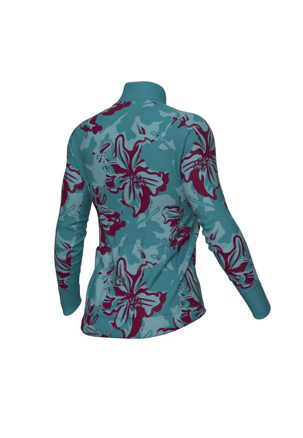 ALÉ CYCLING - Bluza rowerowa damska Alé Cycling PR-E Flower. Kolor: niebieski