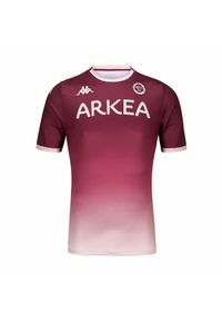Kappa - Koszulka Union Bordeaux-Bègles Aboupret Pro 8 2023/24. Kolor: czerwony, różowy, wielokolorowy