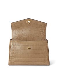 Lauren Ralph Lauren - LAUREN RALPH LAUREN Torebka 431P15617001 Beżowy. Kolor: beżowy. Materiał: skórzane #2