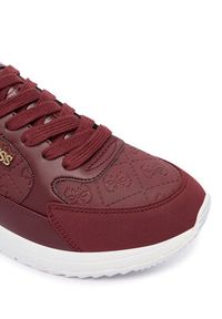 Guess Sneakersy FLFM16 ELE12 Bordowy. Kolor: czerwony. Materiał: skóra #6