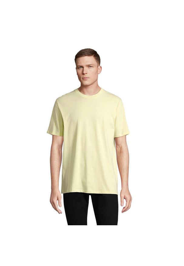 SOL'S - Koszulka Organiczna Unisex Dla Dorosłych Legend. Kolor: żółty. Sport: turystyka piesza