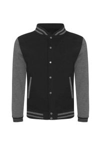 AWDIS - Męska Kurtka Varsity Heather. Kolor: wielokolorowy, niebieski, czarny