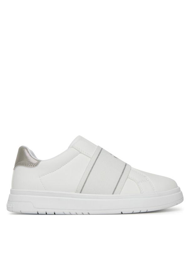 Sneakersy Calvin Klein Jeans. Kolor: biały