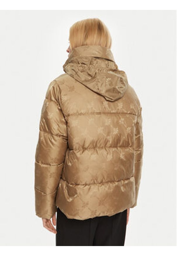 JOOP! Kurtka puchowa 58 JW244O205 30044192 Brązowy Regular Fit. Kolor: brązowy. Materiał: syntetyk