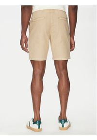 INDICODE Szorty materiałowe Wamo 70-728 Beżowy Slim Fit. Kolor: beżowy. Materiał: len, bawełna #5