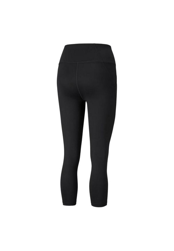 Puma - Ulubione Legginsy Damskie Forever Z Wysoką Talią 3/4. Kolor: czarny. Materiał: dresówka