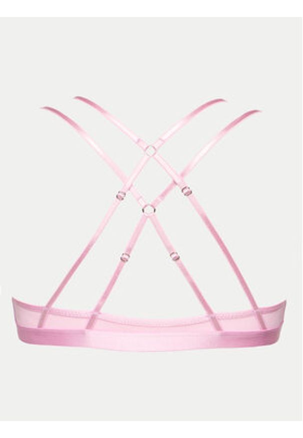 Hunkemöller Biustonosz braletka Lidia 205497 Różowy. Kolor: różowy. Materiał: syntetyk
