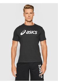 Asics T-Shirt Big Logo 2031A978 Czarny Regular Fit. Kolor: czarny. Materiał: bawełna, syntetyk