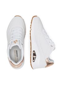 skechers - Skechers Sneakersy UNO 177094 WHT Biały. Kolor: biały. Materiał: materiał #6