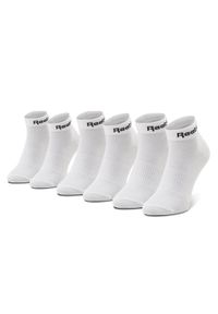 Zestaw 3 par niskich skarpet unisex Reebok - Act Core Ankle Sock 3P GH8167 White. Kolor: biały. Materiał: nylon, materiał, bawełna, elastan, poliester #1