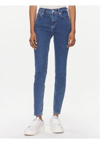 Tommy Jeans Jeansy Nora DW0DW17146 Niebieski Skinny Fit. Kolor: niebieski