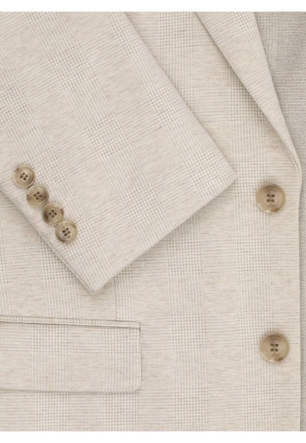 Pako Lorente - PAKO LORENTE - Dzianinowa marynarka w kratkę. Materiał: dzianina. Wzór: kratka. Sezon: jesień