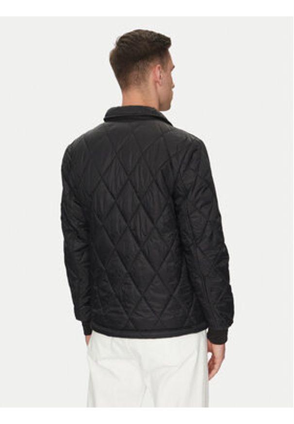 Geox Kurtka przejściowa Decio M5522S T3132 F9000 Czarny Regular Fit. Kolor: czarny. Materiał: syntetyk