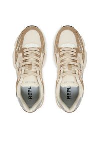 Replay - REPLAY Sneakersy GWS9N .000.C0012T Beżowy. Kolor: beżowy. Materiał: skóra #3