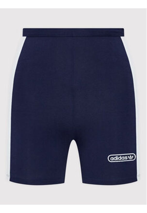 Adidas - adidas Szorty sportowe HL6562 Granatowy Tight Fit. Kolor: niebieski. Materiał: bawełna